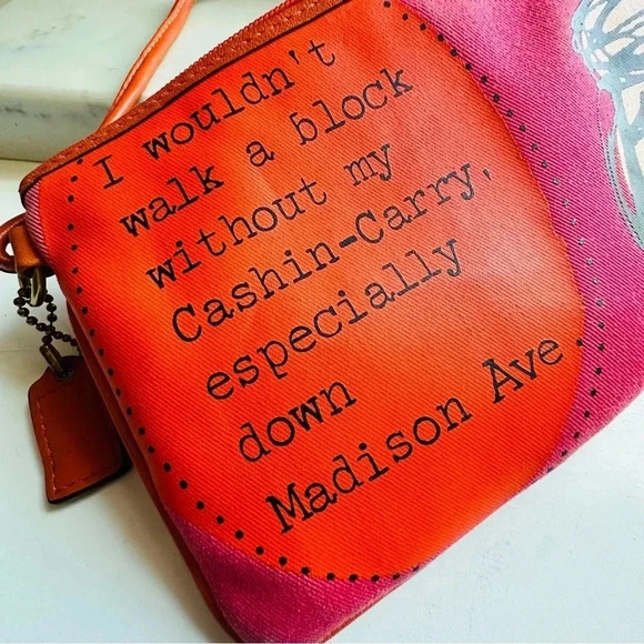 Coach Y2K Rare Ltd Ed Bonnie Cashin Cash Wristlet - Picture 2 of 5